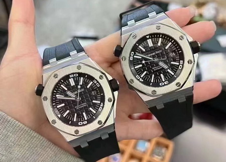 APS 工場製 AP15710ST ロイヤルオークオフショア レプリカ時計 正規品比較レビュー